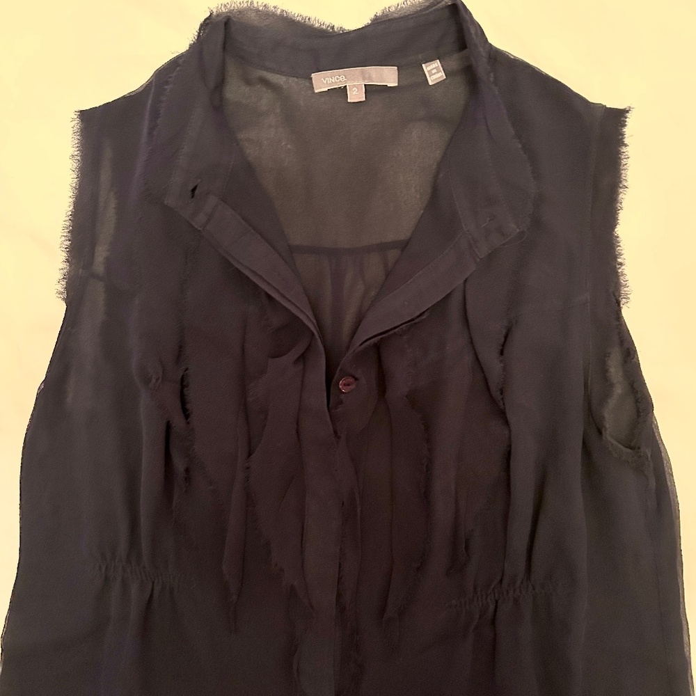 Vince Navy Blouse